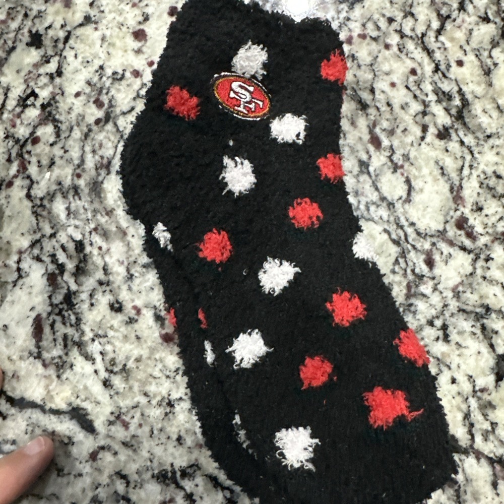 3 Pair San Francisco 49ers footies super soft NFL Embroidered Socks - Picture 1 of 2